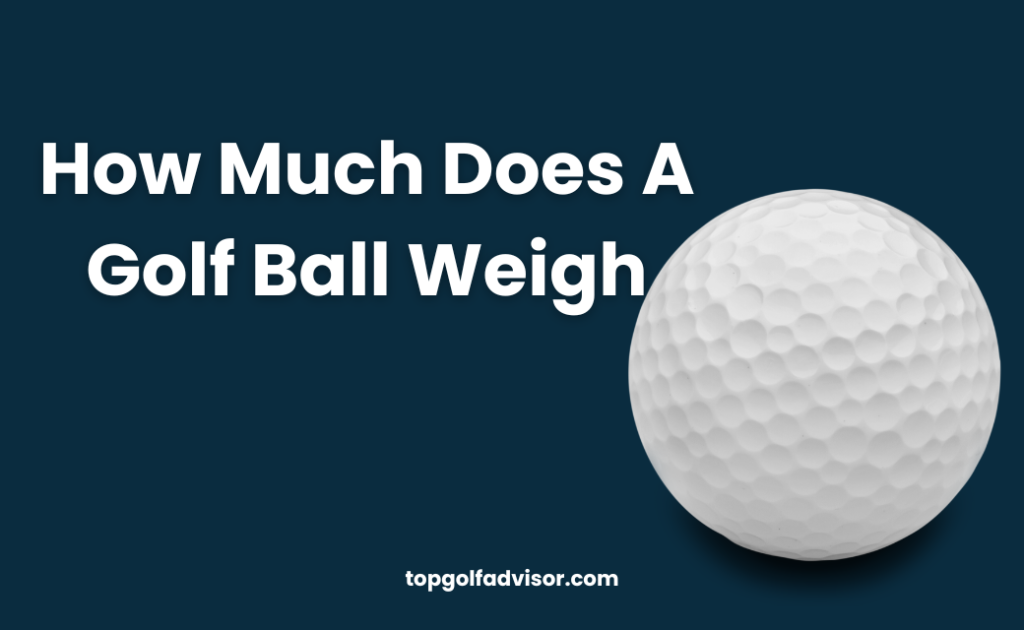 How Much Does A Golf Ball Weigh